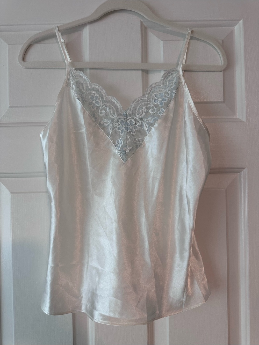 White Cami and Shorts Sleepwear